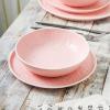 imageStone lain Elena Stoneware Dish Set 4 Bowls PinkPink