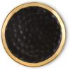 imageStone lain Florian Contemporary Porcelain Bowl Set Modern Gold and WhiteFlorian  Black