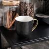imageStone lain Florian Contemporary Porcelain Bowl Set Modern Gold and WhiteFlorian  Black