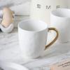 imageStone lain Florian Contemporary Porcelain Bowl Set Modern Gold and WhiteFlorian  White