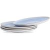 imageStone lain Florian Contemporary Porcelain Bowl Set Modern Gold and WhiteJosephine  Blue