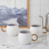imageStone lain Florian Contemporary Porcelain Bowl Set Modern Gold and WhiteJosephine  Lavender