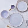 imageStone lain Florian Contemporary Porcelain Bowl Set Modern Gold and WhiteJosephine  Lavender