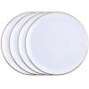 imageStone lain Florian Contemporary Porcelain Bowl Set Modern Gold and WhiteJosephine  Lavender