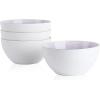 imageStone lain Florian Contemporary Porcelain Bowl Set Modern Gold and WhiteJosephine  Lavender