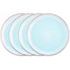 imageStone lain Florian Contemporary Porcelain Bowl Set Modern Gold and WhiteJosephine  Mint