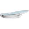 imageStone lain Florian Contemporary Porcelain Bowl Set Modern Gold and WhiteJosephine  Mint
