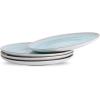 imageStone lain Florian Contemporary Porcelain Bowl Set Modern Gold and WhiteJosephine  Mint