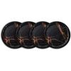 imageStone lain Florian Contemporary Porcelain Bowl Set Modern Gold and WhiteZora  Black