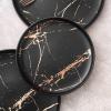 imageStone lain Florian Contemporary Porcelain Bowl Set Modern Gold and WhiteZora  Black