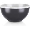 imageStone lain Serenity Stoneware Dish Set 4 Bowls Dark Gray and CreamDark Gray and Cream