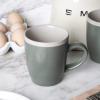 imageStone lain Serenity Stoneware Dish Set 4 Bowls Dark Gray and CreamGreen and Cream