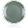 imageStone lain Serenity Stoneware Dish Set 4 Bowls Dark Gray and CreamGreen and Cream