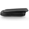 imageStone lain Weave Stoneware Dish Set 4 Salad Plates Olivia  GrayOlivia  Black