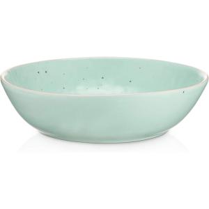 imageStone lain Elena Stoneware Dish Set 4 Bowls PinkMint