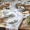 imagePorto by Stone Lain Semplice 12Piece Premium Kitchen ampamp Dining Dinnerware Set Stoneware White Matte Crafted in Portugal Dishwasher and Microwave Safe ScratchResistant Dish Set for 4Macchio  White Matte