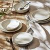 imagePorto by Stone Lain Semplice 12Piece Premium Kitchen ampamp Dining Dinnerware Set Stoneware White Matte Crafted in Portugal Dishwasher and Microwave Safe ScratchResistant Dish Set for 4Semplice  White Matte