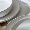 imagePorto by Stone Lain Semplice 12Piece Premium Kitchen ampamp Dining Dinnerware Set Stoneware White Matte Crafted in Portugal Dishwasher and Microwave Safe ScratchResistant Dish Set for 4Macchio  White Matte