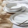 imagePorto by Stone Lain Semplice 12Piece Premium Kitchen ampamp Dining Dinnerware Set Stoneware White Matte Crafted in Portugal Dishwasher and Microwave Safe ScratchResistant Dish Set for 4Macchio  White Matte