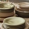 imagePorto by Stone Lain Semplice 12Piece Premium Kitchen ampamp Dining Dinnerware Set Stoneware White Matte Crafted in Portugal Dishwasher and Microwave Safe ScratchResistant Dish Set for 4Aro  Cream Matte