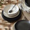 imagePorto by Stone Lain Semplice 12Piece Premium Kitchen ampamp Dining Dinnerware Set Stoneware White Matte Crafted in Portugal Dishwasher and Microwave Safe ScratchResistant Dish Set for 4Semplice  White Matte