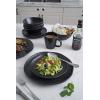 imageStone Lain Abigail 16Piece Dinnerware Set Stoneware BlackBlack