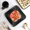 imageStone Lain Abigail 16Piece Dinnerware Set Stoneware BlackBlack