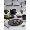 imageStone Lain Abigail 16Piece Dinnerware Set Stoneware BlackBlack
