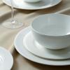 imageStone Lain Aria Bone China 12Piece Dinnerware Set WhiteWhite  Aria