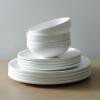 imageStone Lain Aria Bone China 12Piece Dinnerware Set WhiteWhite  Quinn