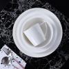 imageStone Lain Bone China Pinpoint Embossed 16 Piece Dinnerware Set WhiteMadeline  White