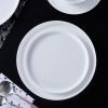 imageStone Lain Bone China Pinpoint Embossed 16 Piece Dinnerware Set WhiteMadeline  White