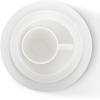 imageStone Lain Bone China Pinpoint Embossed 16 Piece Dinnerware Set WhitePinpoint  White