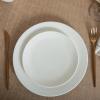 imageStone Lain Bone China Pinpoint Embossed 16 Piece Dinnerware Set WhitePinpoint  White