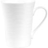 imageStone Lain Bone China Pinpoint Embossed 16 Piece Dinnerware Set WhiteSwirl  White