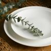 imageStone Lain Bone China Pinpoint Embossed 16 Piece Dinnerware Set WhiteWhite
