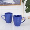 imageStone Lain Clara 16Piece Dinnerware Set Porcelain Burgundy Service For 4Blue