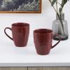 imageStone Lain Clara 16Piece Dinnerware Set Porcelain Burgundy Service For 4Burgundy