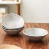 imageStone Lain Clara 16Piece Dinnerware Set Porcelain Burgundy Service For 4Gray