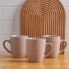 imageStone Lain Jade Stoneware Dinnerware 16Piece Service for 4 TaupeTaupe