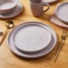 imageStone Lain Jade Stoneware Dinnerware 16Piece Service for 4 TaupeTaupe