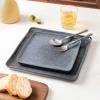 imageStone Lain Jonny Stoneware 12piece Square Dinnerware Set BlueBlue