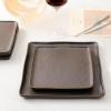 imageStone Lain Jonny Stoneware 12piece Square Dinnerware Set BlueBrown