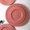 imageStone Lain Lusso Stoneware Dinnerware Set 16Piece  Service for 4 WhiteRedwood