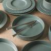 imageStone Lain Lusso Stoneware Dinnerware Set 16Piece  Service for 4 WhiteStone