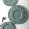 imageStone Lain Lusso Stoneware Dinnerware Set 16Piece  Service for 4 WhiteStone
