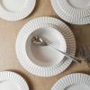 imageStone Lain Lusso Stoneware Dinnerware Set 16Piece  Service for 4 WhiteWhite