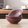 imageStone Lain Serenity 16Piece Stoneware Dinnerware 2Tone Speckles Dark Gray and CreamWine