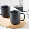 imageStone Lain Tom Stoneware 16Piece Reactive Glaze Dinnerware Set Plates and Bowls Set Microwave and Dishwasher Safe Dish Set for 4 OliveGrey and Blue