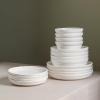 imageStone Lain Virtuo 24Piece Dinnerware Set Porcelain WhiteWhite